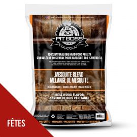 Sac de Pellets en Bois d'Acacia Mesquite 9 kg Granulés de Bois Cuisson Extérieure Barbecue Fumoir PIT BOSS