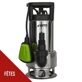 Pompe de relevage Eaux usées 110W Inox Égouts, Caves, eaux sanitaires VITO