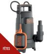 Pompe immergée Eaux Usées 750W - Pompe de relevage à Flotteur Débit 13000 l/h Black+Decker