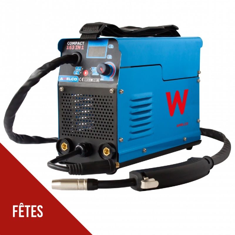 Poste à Souder Inverter 3 Soudures 100A – MIG, MMA & TIG Lift, Technologie IGBT, Compact & Polyvalent AWELCO