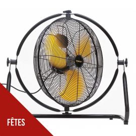 Ventilateur de sol 150W Oscillant Multi Directionnel à 360° 3 vitesses STANLEY