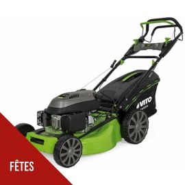 Tondeuse à gazon thermique Autotractée 6,5 CV Pelouses 2000m2 Mulching Bac 65L VITO