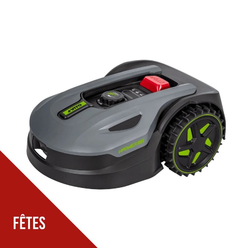 Robot Tondeuse 20V 4.0Ah 800m2 Cable périphérique Station de charge - VITO