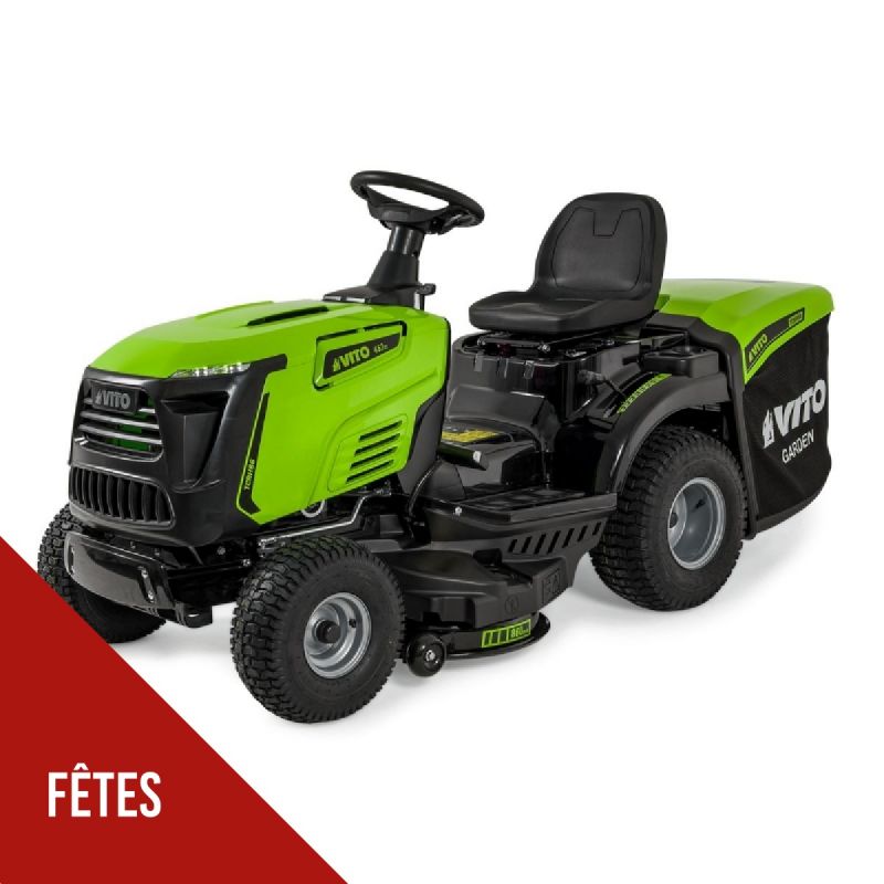 Tracteur Tondeuse thermique Autoportée à essence 10.5CV Transmission hydrostatique 3500m2 VITO