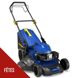 Tondeuse à gazon thermique Autotractée 7.5CV Coupe 53cm Moteur 4T OHV 224Cm3 Tondeuse Mulching Goodyear