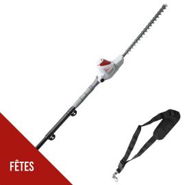 Taille-Haies à perche 600W - Lame 59 cm - Coupe 51 cm - Manche téléscopique 1.95 - 2.40 m - IKRA