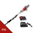 Élagueuse sur perche sans fil 20V - Lame 20cm - Batterie + Chargeur - Perche Télescopique jusqu'à 4m - IKRA