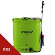 Pulvérisateur électrique à dos à batterie 16L 12V 8Ah Pression 6 bar Lance Inox + Accessoires Itools