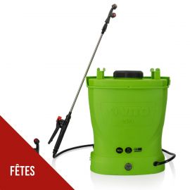 Pulvérisateur à batterie 12V 16L 6 bars max autonomie 4h chargeur inclus Végetaux jardin toitures