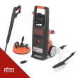 Nettoyeur Haute Pression 2000W 140 Bar 440 L/h Patio cleaner et brosse fixe Black+Decker