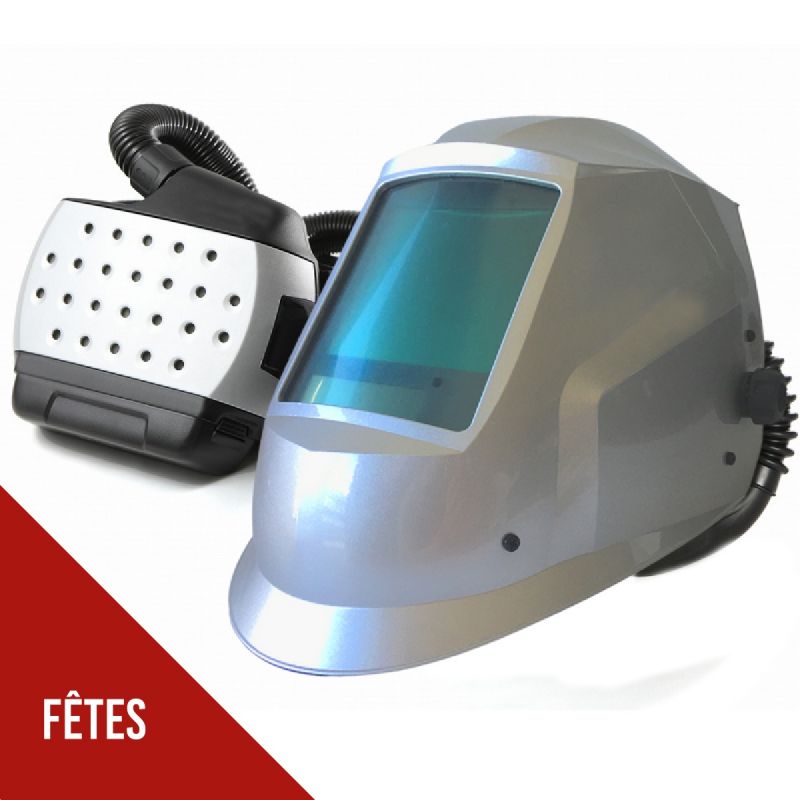 Cagoule de soudure ventilée E-AIR FRESH Teinte 4/8-8/9-13 Contrôle Digital AWELCO HELMET 6000