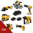 PACK 7 Outils 20V + 2 Batteries Lithium 4.0Ah + Chargeur rapide 20V VITO