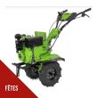 Motoculteur diesel 7CV 246 cm3 4T Motobineuse avec fraises et butteur Démarrage électrique VITO