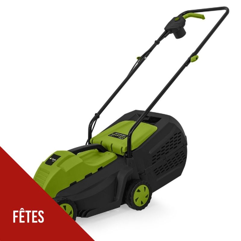 Carton endommagé Tondeuse à gazon electrique 1200W Coupe 32cm bac 35L ITOOLS