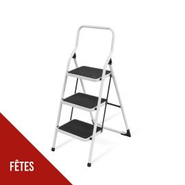 Seconde Vie Escabeau / Marche-pied VITO pliant 3 niveaux Portée Max 150 kg