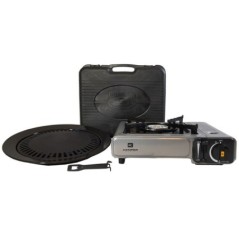 Gaskocher 1900W Stahl Piezozündung KEMPER