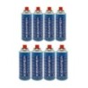 Pack de 8 Cartouches Gaz Butane 220g Sécurité Anti-Fuite Norme UN203