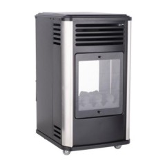 Poêle à gaz 3.4 kW Noir 3 niveaux de chauffe Grande