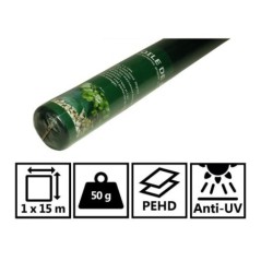 Tela antihierbas 1x15 m 50g/m² No tejida Tratamiento