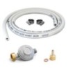 Kit connexion gaz 6x12 mm avec détendeur Butane 28 mbar