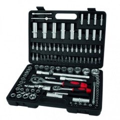 Coffret à douilles 108 pièces Chrome vanadium acier inoxydable malle