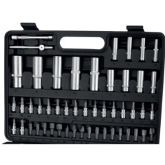 108-pc Socket Set Chrome Vanadium Steel