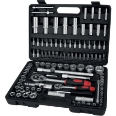 Coffret à douilles 108 pièces Chrome vanadium acier