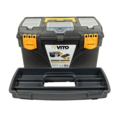 Cassetta degli attrezzi 18" 432x250x238 mm multi-scomparto alta