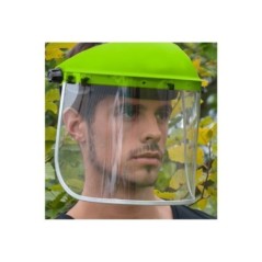 Schutzhelm Garten Visierschutz Acrylverstellbar Hohe