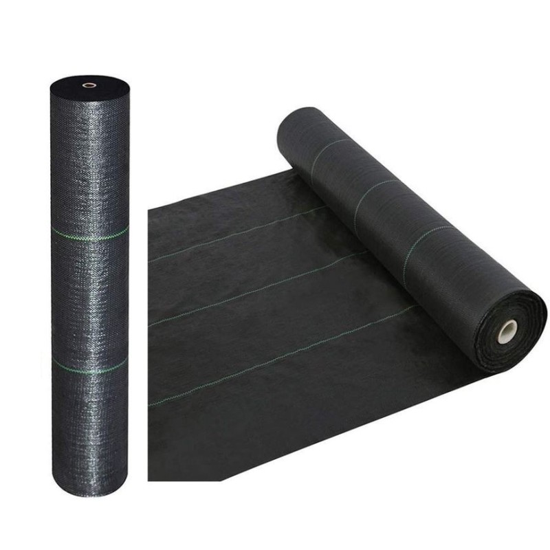 Tela de cobertura preta 105m x 10m polietileno 100g/m²