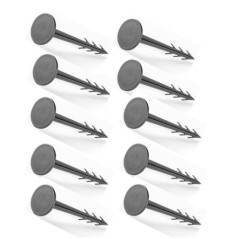 Lot de 20 Piquets de Fixation 20 cm Polyéthylène Utilisation