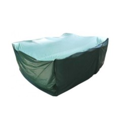 Capa de proteção retangular PVC verde 270x180x90 cm