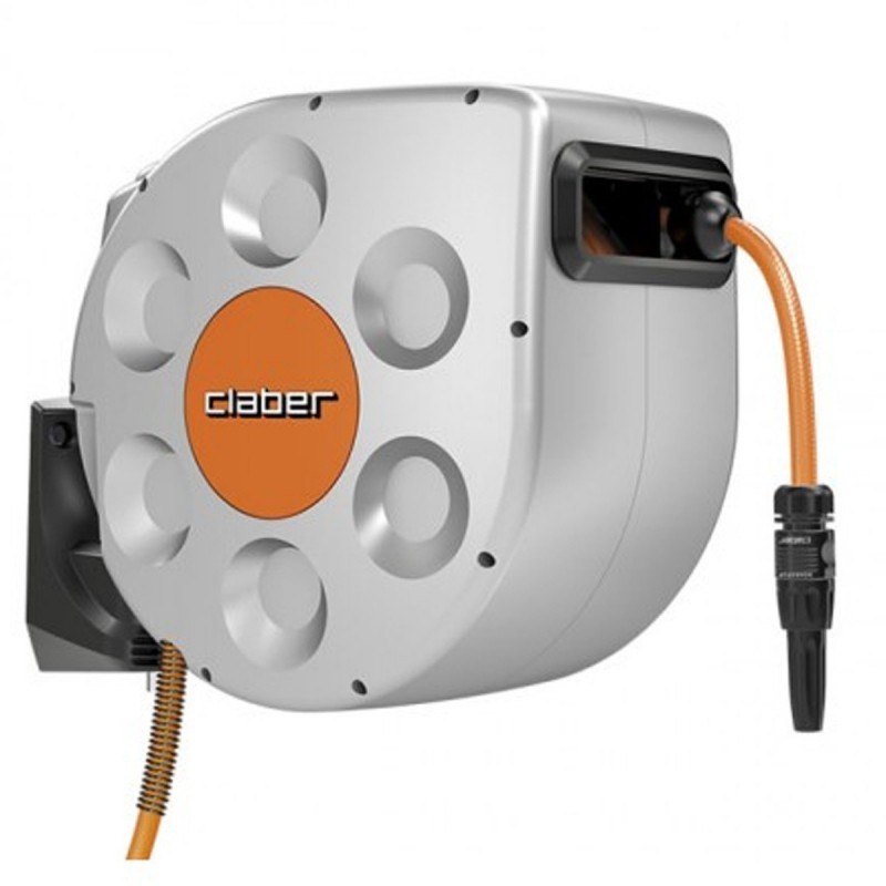 Enrouleur tuyau arrosage extensible 20m rembobinage automatique pivo