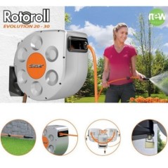 Uitbreidbare tuinslanghaspel 20m automatisch oprollen