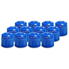 Cartouches gaz 190g - Pack de 12 - Butane - Cartouche perçable - Séc
