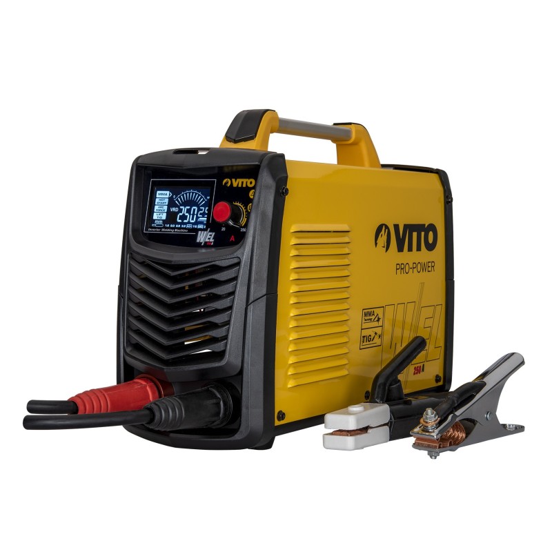 Poste à souder Inverter 250A MMA TIG Ø1.6-5mm Mallette luxe VITO