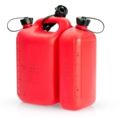 Tanica Benzina 5L e Olio 3L Jerrycan Combinato Polietilene