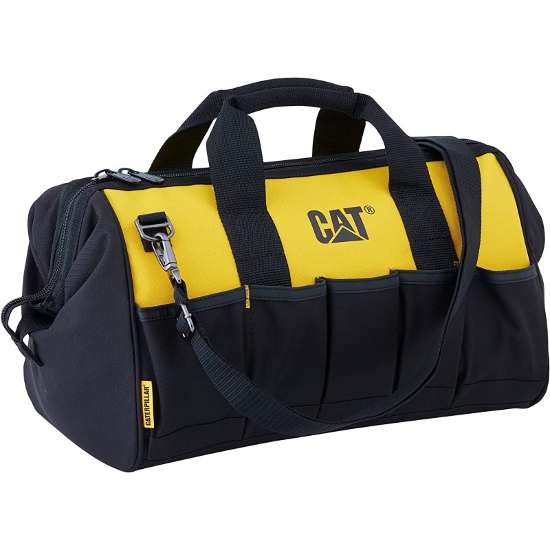 Sac à outils 28L 10 poches intérieures 600D Polyester PVC 46x27x27.5