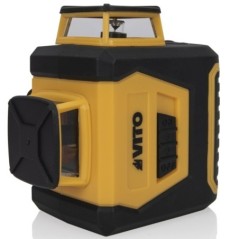 Niveau Laser 3 Lignes Vertes 20m Précision ±0.5 mm/m Piles Fournies