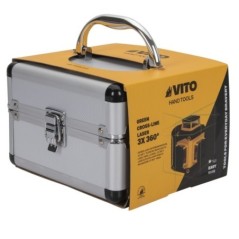 Nível Laser 3 Linhas Verdes 20m Precisão ±0.5 mm/m Pilhas