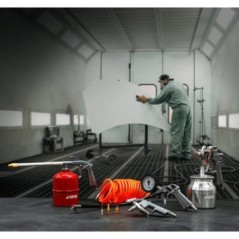 Compressed Air Kit 8 Accessories with Cleaning Gun