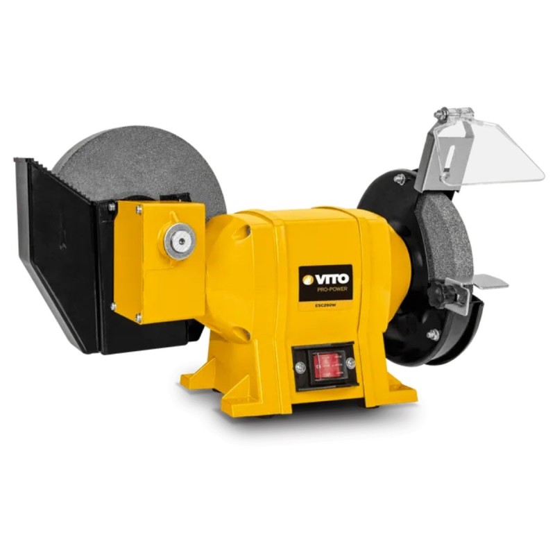 Touret à meuler double 250W Ø150/Ø200mm alésage 12.7mm vitesse 2950t