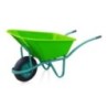 Brouette de jardin PVC 100L Roue Ø37cm Antirouille VITO