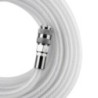 Compressed Air Hose 10m 8 bar Quick Connect Reinforced Crystal