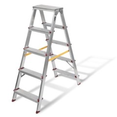 Escabeau en aluminium 2x5 marches