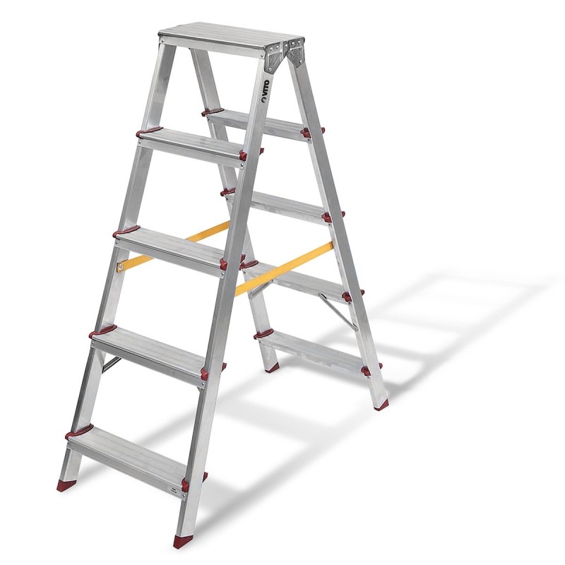 Escabeau en aluminium 2x5 marches