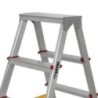 Escabeau double 2x4 marches aluminium