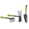 Kit 3 outils de jardin en acier renforcé