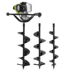 Trivella a scoppio a benzina 43cm³ 1.6CV 3 punte acciaio