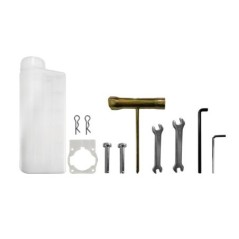 Benzine grondboor 43cm³ 1.6PK 3 stalen boren